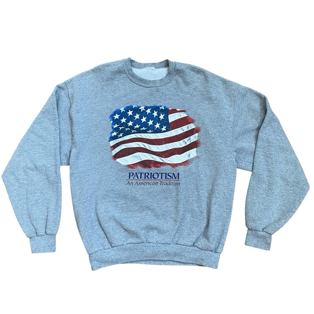 Vintage 1990s Patriotism Patriotic USA Sweatshirt